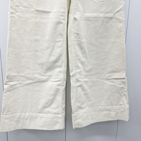 J.Crew Wide-Leg Corduroy Trouser in Ivory Size 29 NEW - Picture 6 of 9
